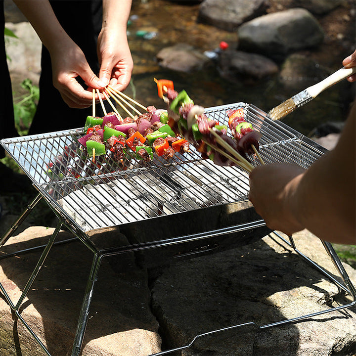 Experience the Joy of Outdoor Cooking with the Portable Foldable Medium Grill