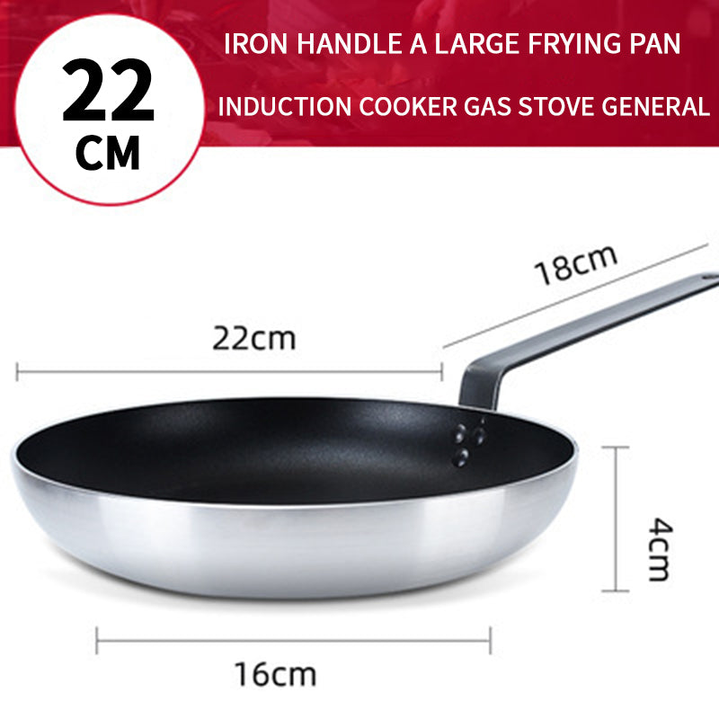 Discover the Ultimate Cooking Experience with Our High-Quality Aluminum Alloy Flat Bottom Frying Pan
