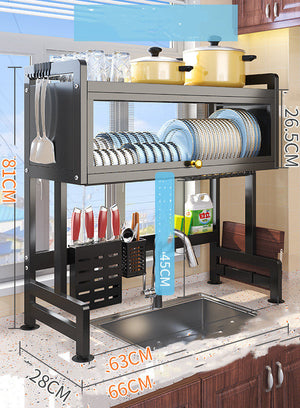 Transform Your Kitchen with the Kitchen Sink Storage Rack Bowl