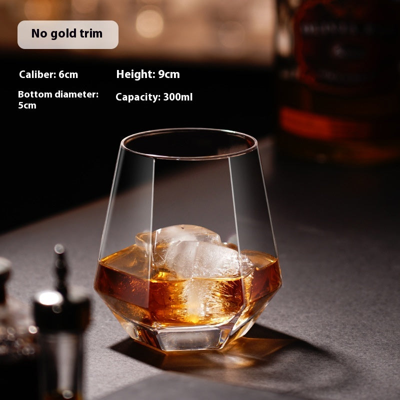 Thickened Crystal Whiskey and Beer Glass Gift Set