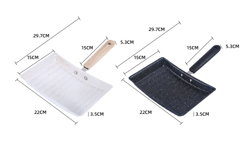 Japanese Style Nonstick Square Rice Frying Pan