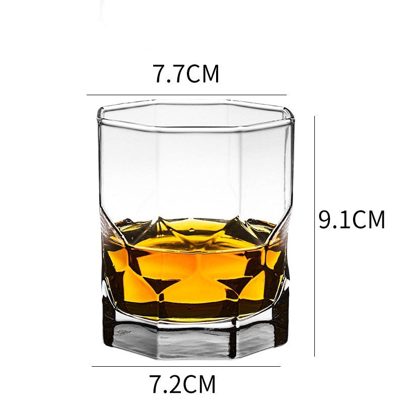 Thickened Crystal Whiskey and Beer Glass Set