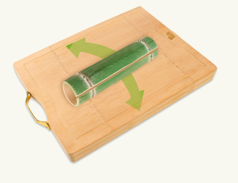 Whole Bamboo Carbonized Cutting Board for Kitchen Use