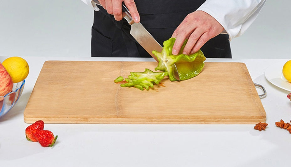 Whole Bamboo Carbonized Cutting Board for Kitchen Use