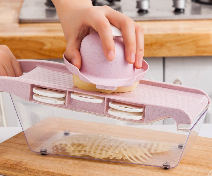 Multifunctional Vegetable and Fruit Cutter for Kitchen Use