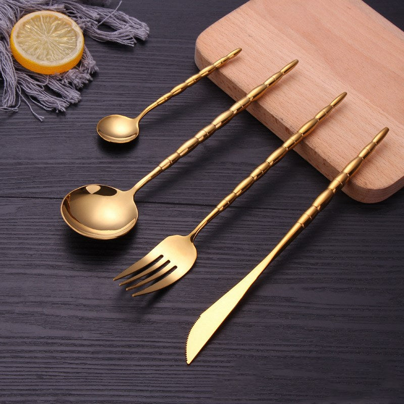 Stainless Steel Western Steak Cutlery Spoon