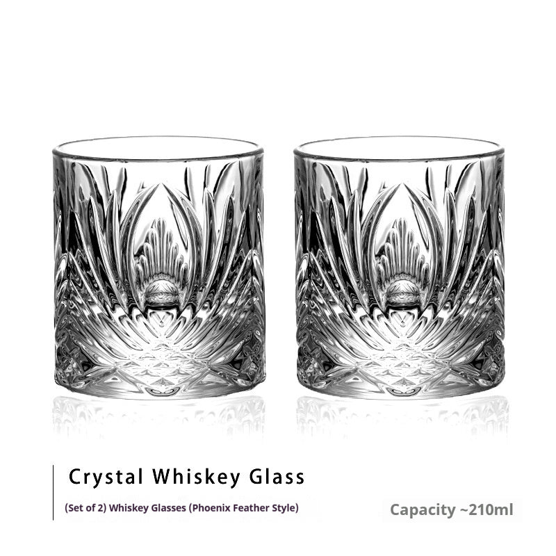 Premium Luxury Crystal Whiskey Glass Set