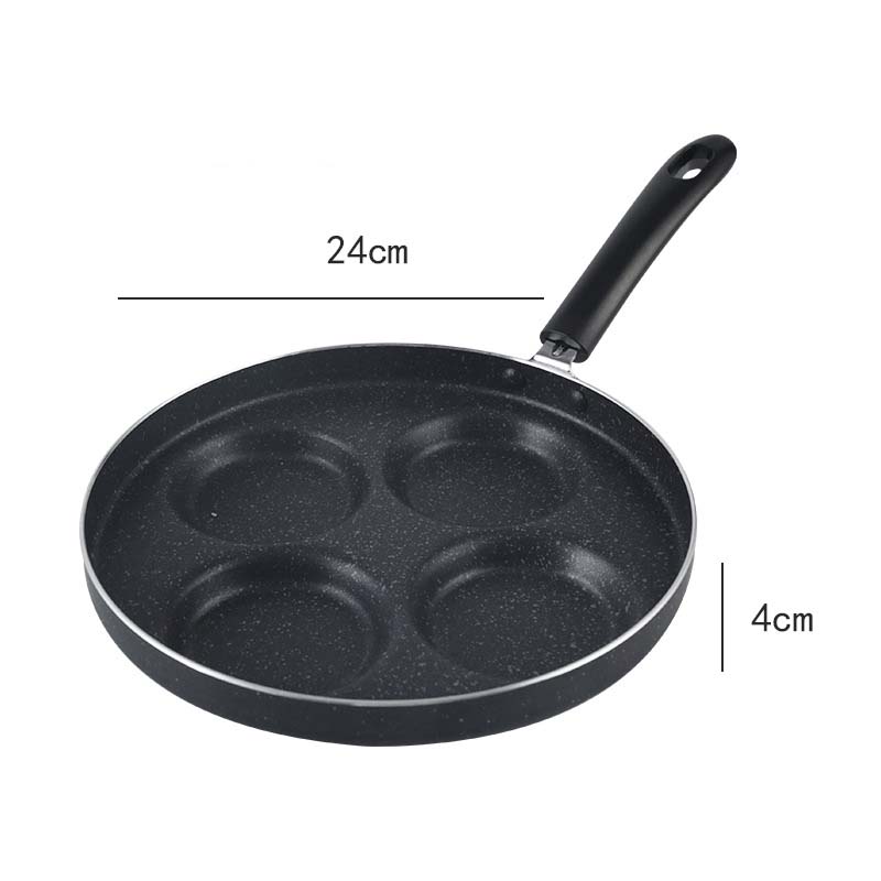 Non-Stick Four-Hole Omelette Frying Pan