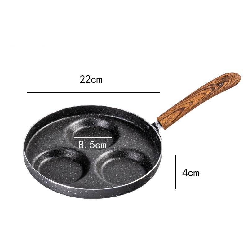 Non-Stick Four-Hole Omelette Frying Pan