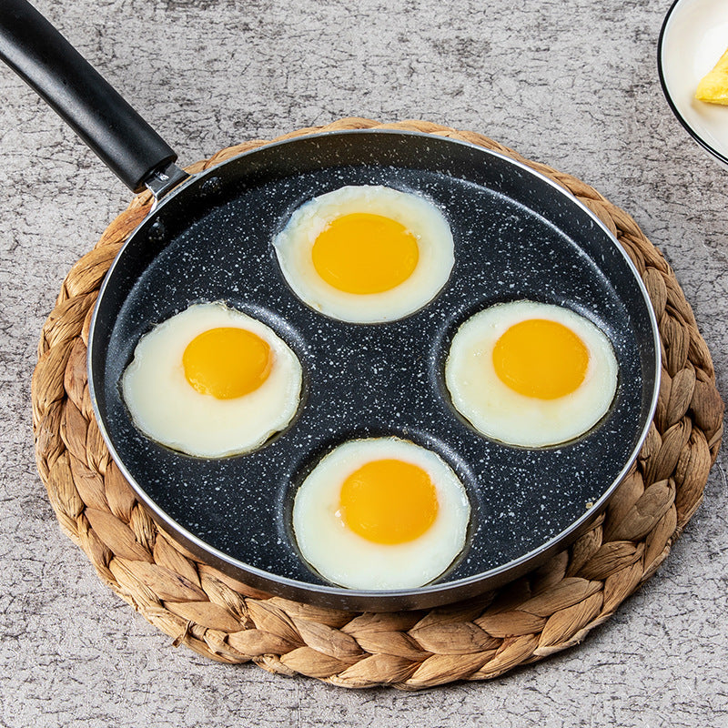 Non-Stick Four-Hole Omelette Frying Pan