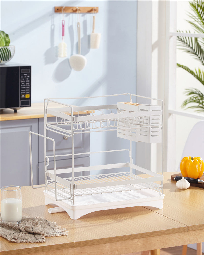 Stainless Steel Sink Dish Drying and Storage Rack Organizer