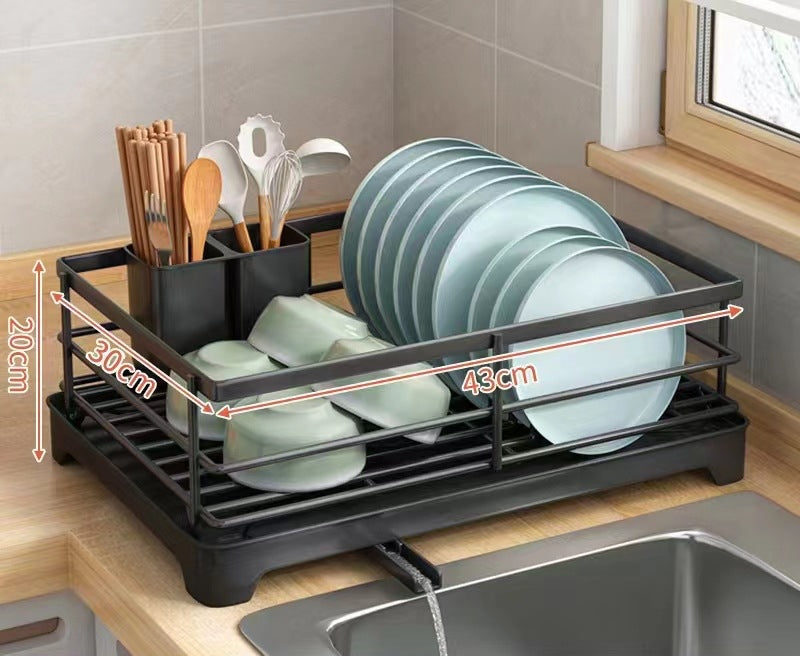 Multi-Functional Kitchen Sink Dish Drying and Storage Rack