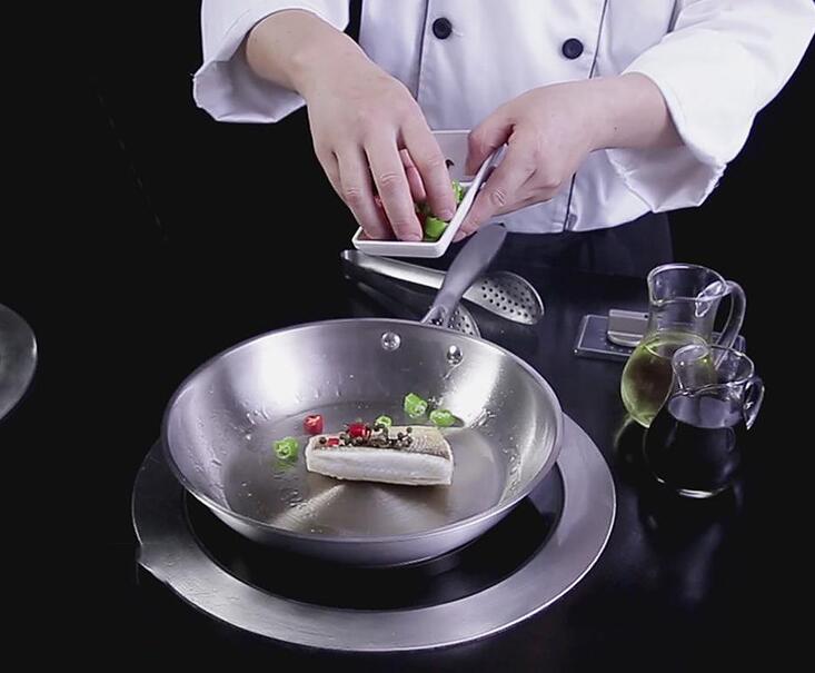 Stainless Steel Frying Pan for Cooking