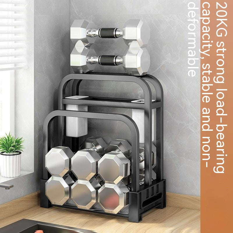 Stainless Steel Knife Holder Multifunctional Storage Rack