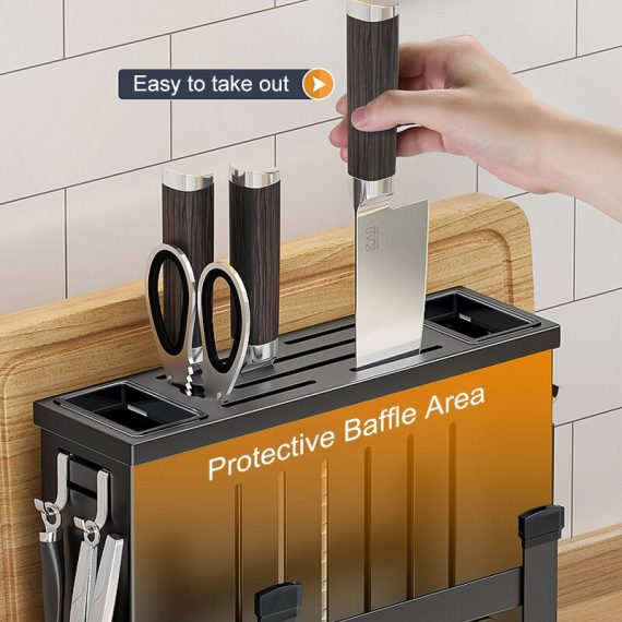 Household Stainless Steel Kitchen Chopsticks Storage Rack