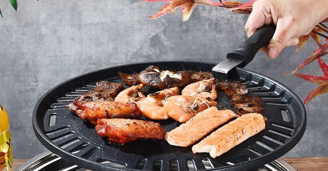 Korean Stainless Steel Charcoal Barbecue Grill for Home and Commercial Use