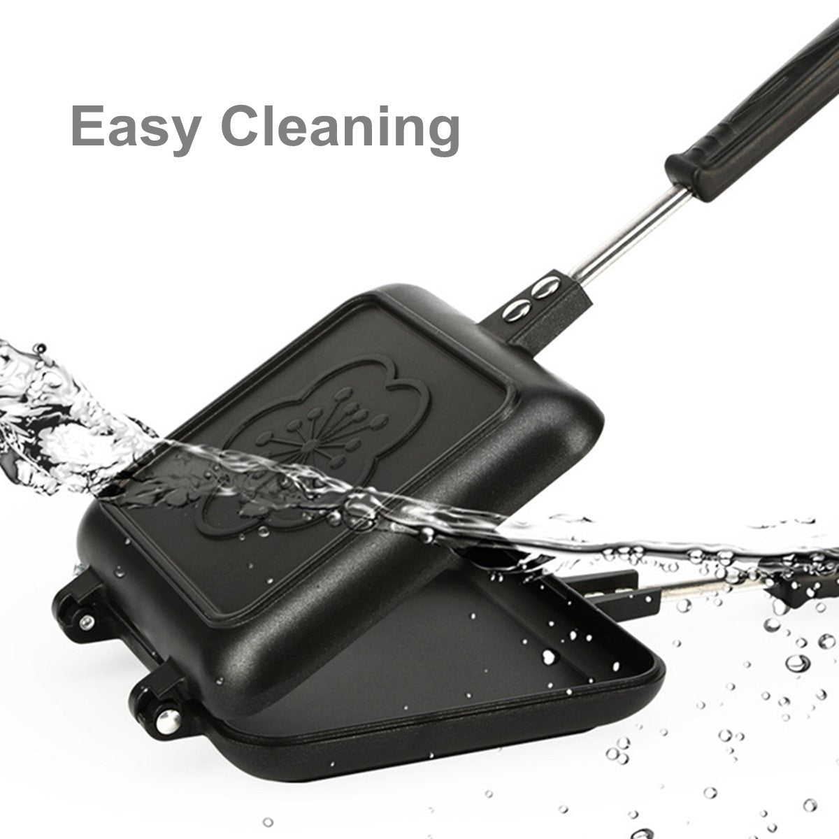 Induction-Compatible Sandwich and Breakfast Frying Pan