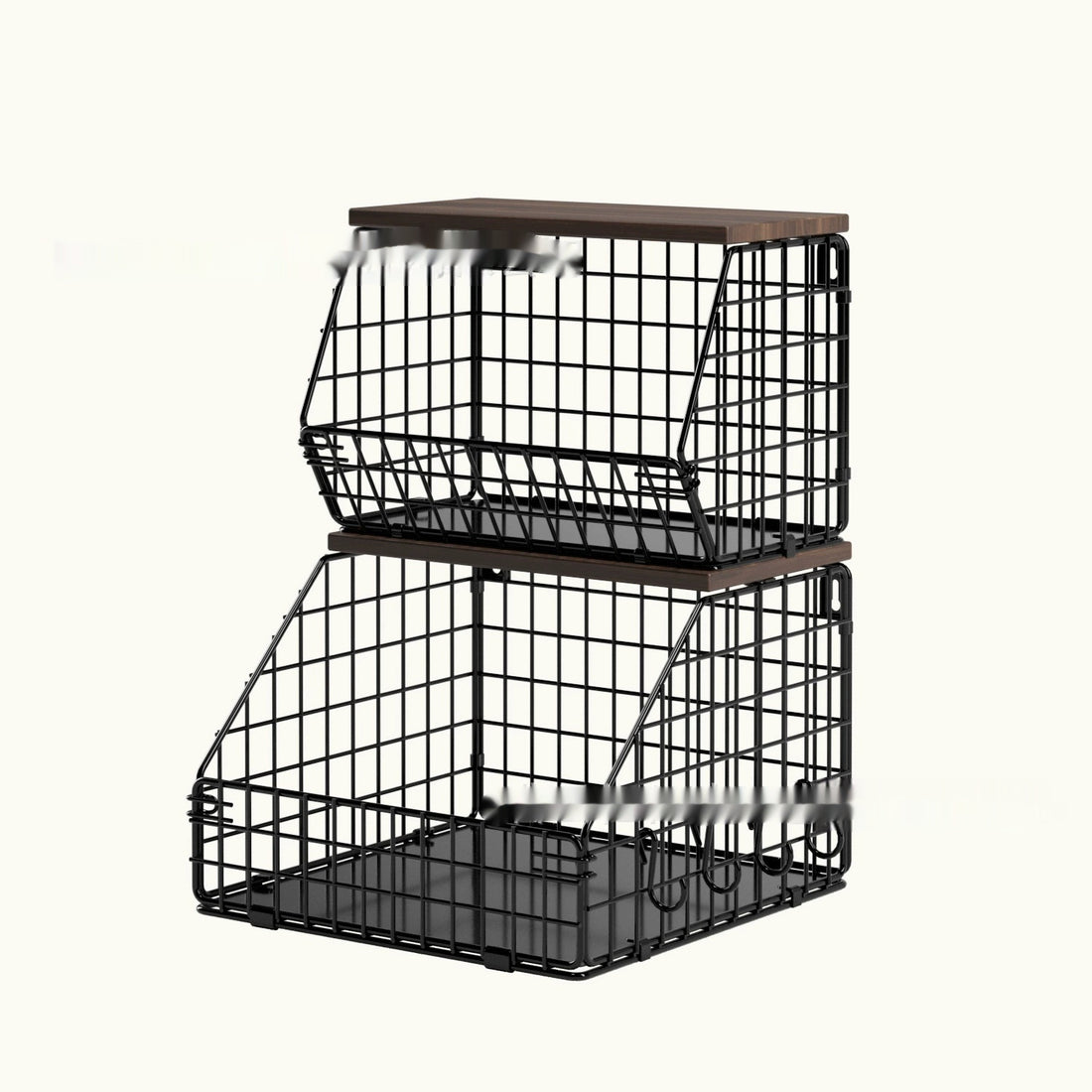 Stylish And Versatile Stackable Iron Storage Rack