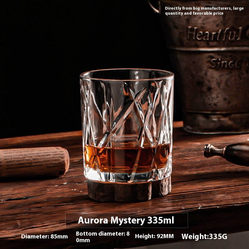 Thickened Crystal Whiskey and Beer Glass Gift Set