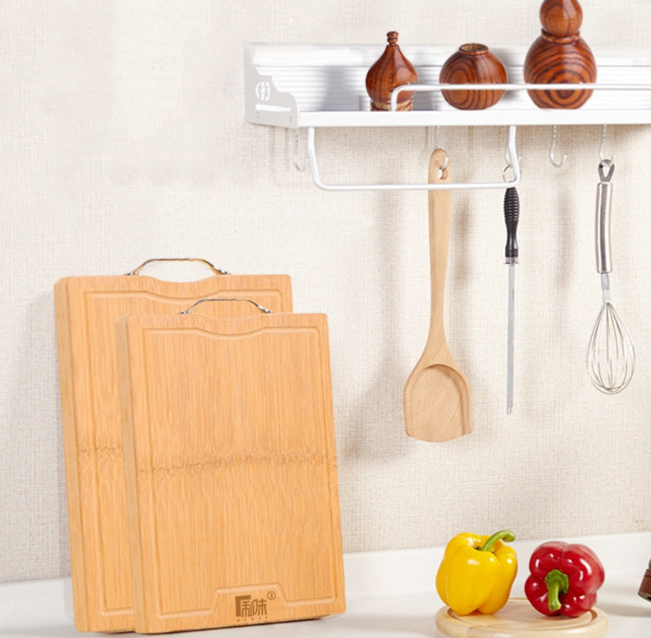 Whole Bamboo Carbonized Cutting Board for Kitchen Use