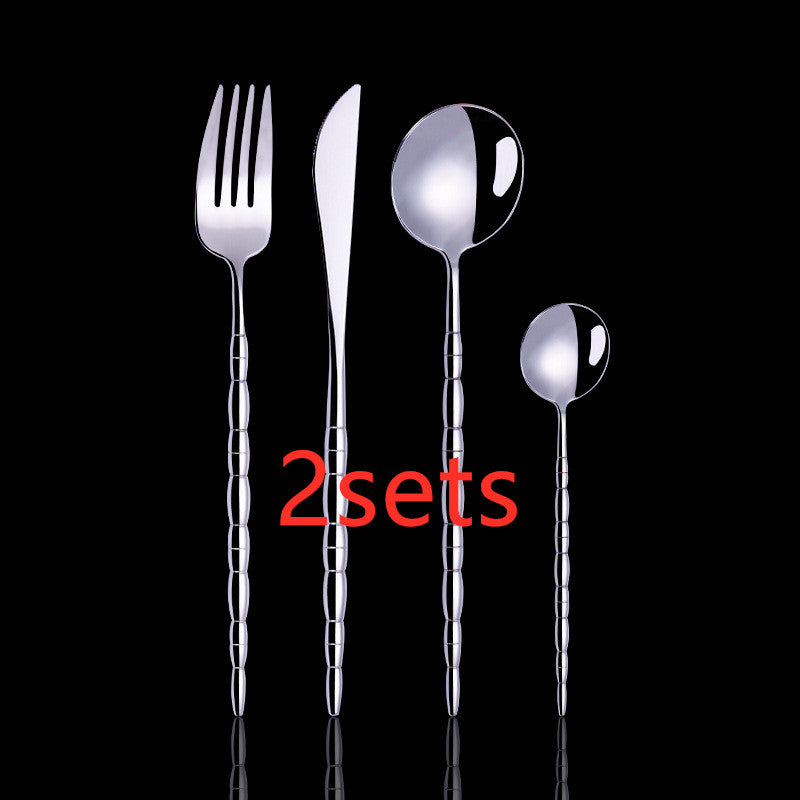 Stainless Steel Western Steak Cutlery Spoon