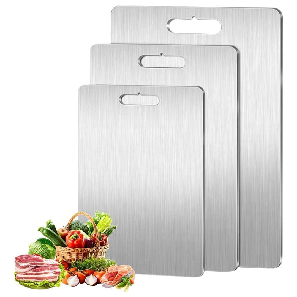 Double-Sided Antibacterial Titanium Cutting Board for Kitchen