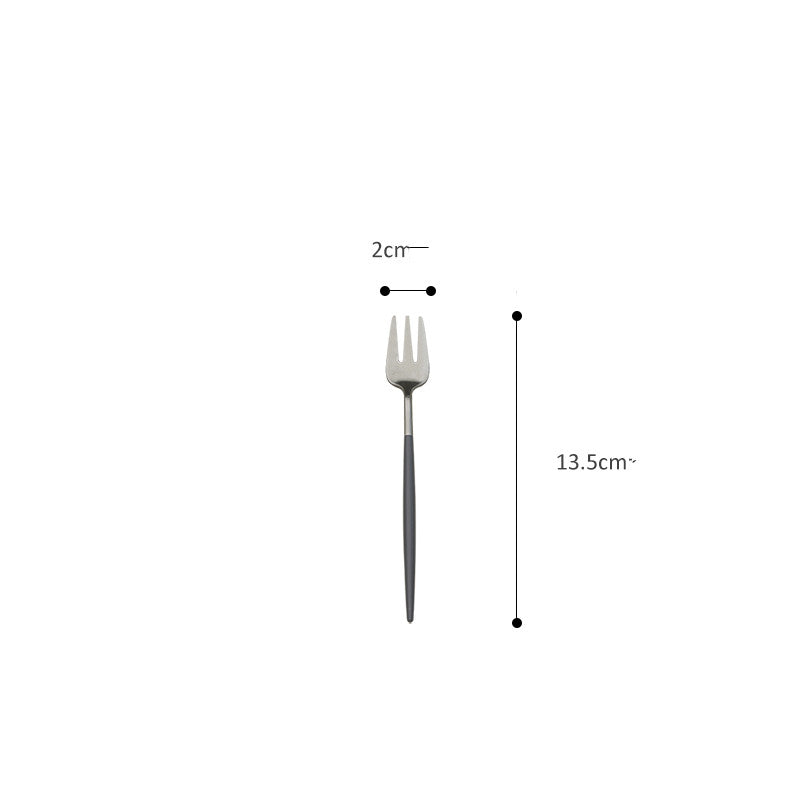 Electroplating Western Tableware Stainless Steel Cutlery Set