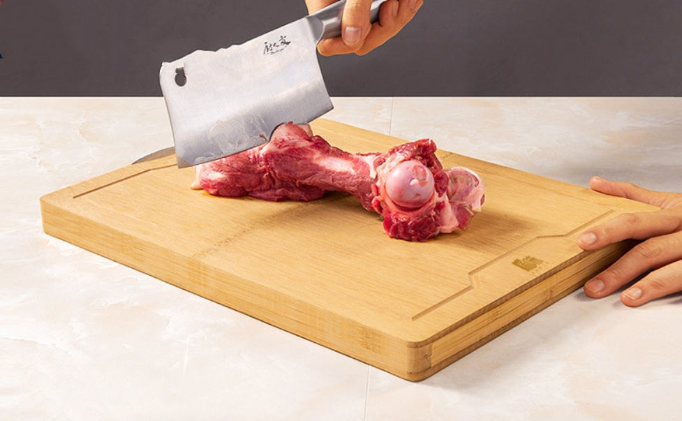 Whole Bamboo Carbonized Cutting Board for Kitchen Use