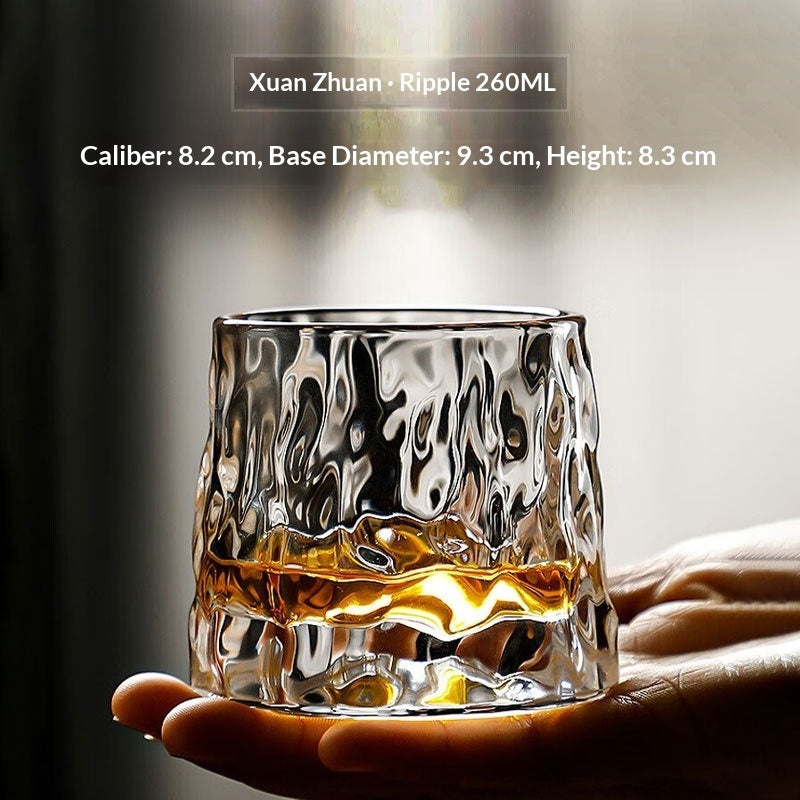 Thickened Crystal Whiskey and Beer Glass Gift Set