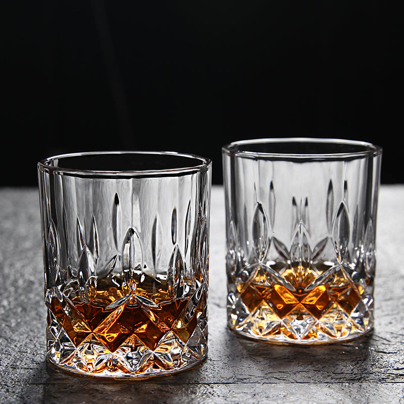 Lead-Free Crystal Whiskey Glass and Decanter Set 6pcs