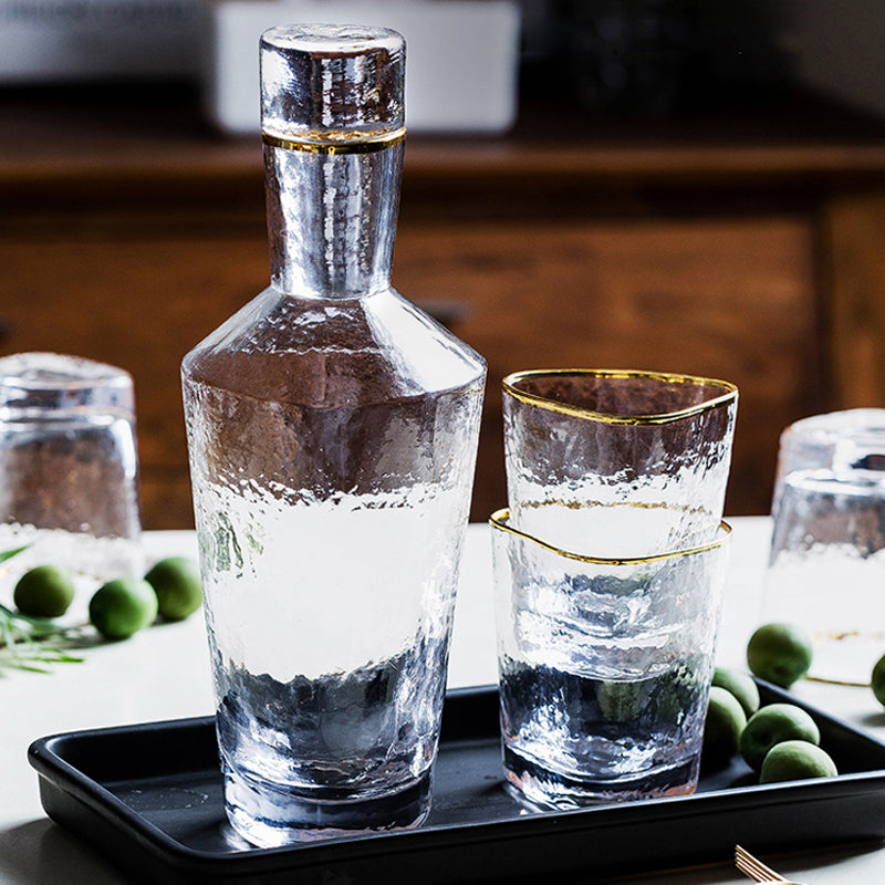Crystal Whiskey Glass Set for Home Use