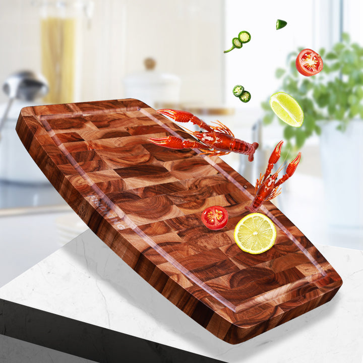 Household Solid Wood Non-Slip Mold-Proof Cutting Board