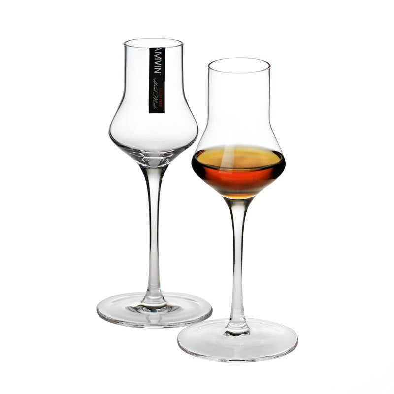 Small Tall Crystal Whiskey Glass for Home Use