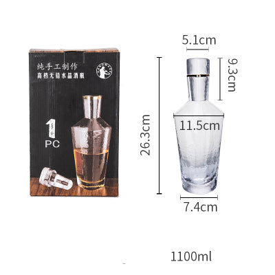 Crystal Whiskey Glass Set for Home Use