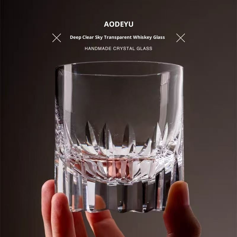 Edo Kiriko Handcrafted Crystal Whiskey Glass Cup