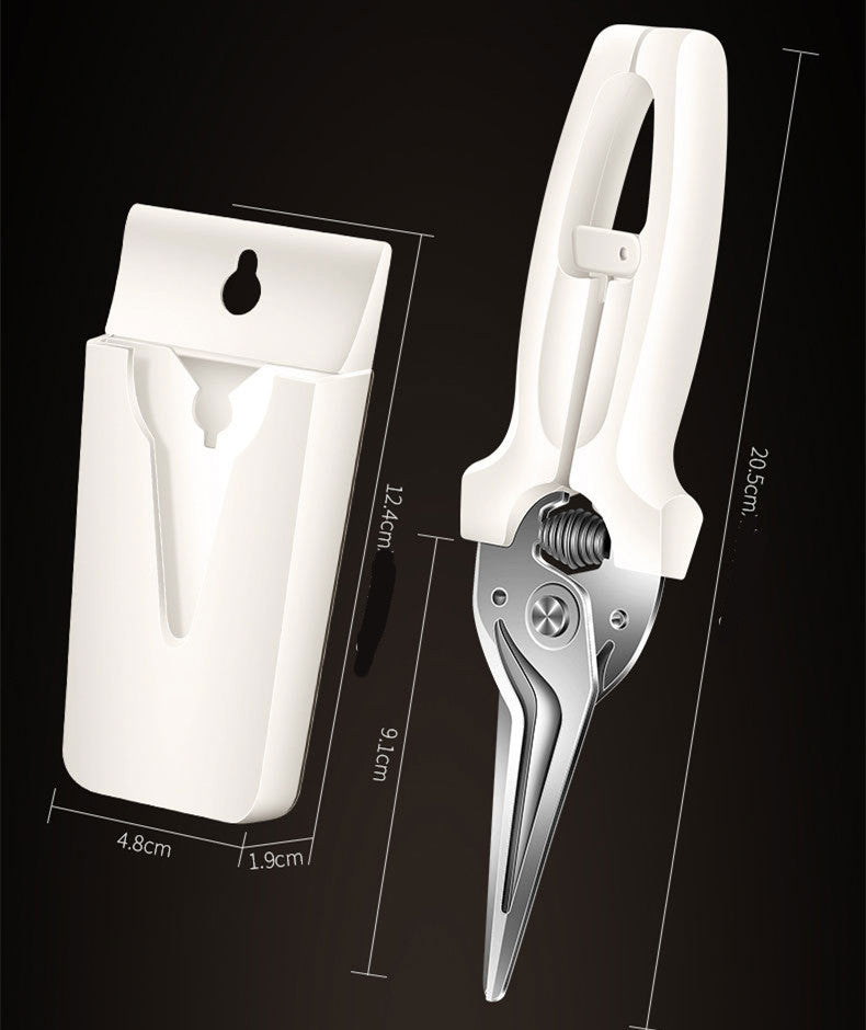 Creative Magnetic Kitchen Scissors with Suction Holder