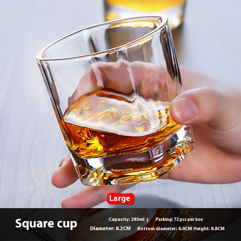 Thickened Crystal Whiskey and Beer Glass Gift Set