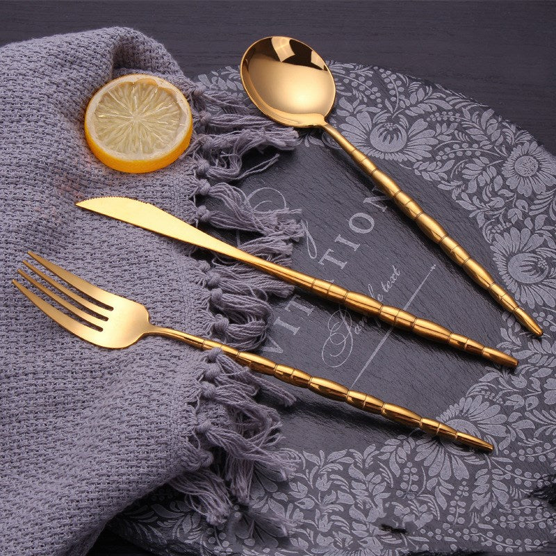 Stainless Steel Western Steak Cutlery Spoon