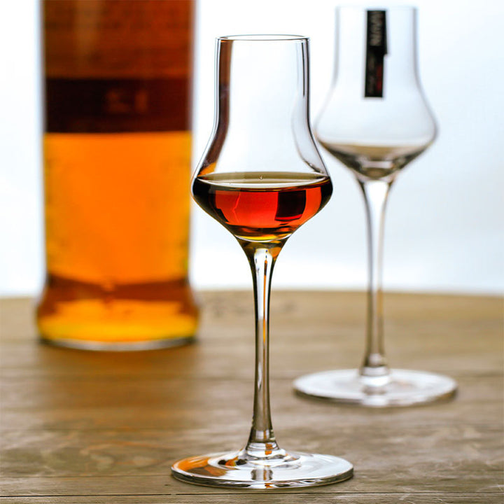 Small Tall Crystal Whiskey Glass for Home Use