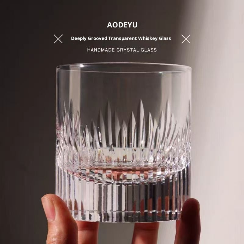 Edo Kiriko Handcrafted Crystal Whiskey Glass Cup