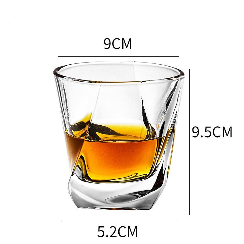 Thickened Crystal Whiskey and Beer Glass Set