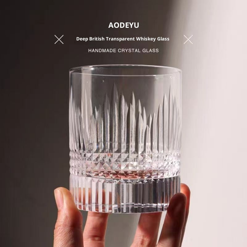 Edo Kiriko Handcrafted Crystal Whiskey Glass Cup