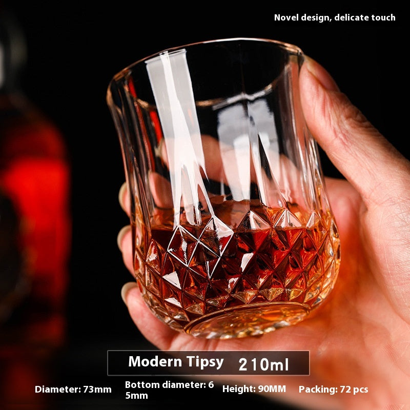Thickened Crystal Whiskey and Beer Glass Gift Set
