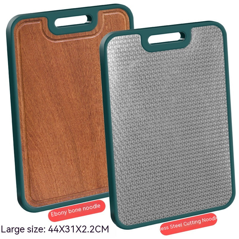 Ebony Thick 304 Stainless Steel Double-sided Cutting Board