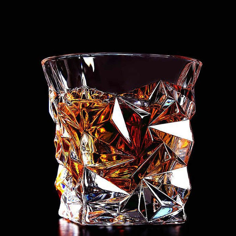 Thickened Crystal Whiskey and Beer Glass Set