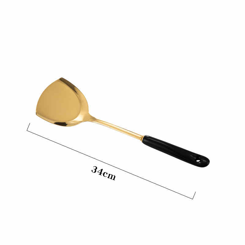 Nordic Stainless Steel Kitchen Spatula with Ceramic Handle