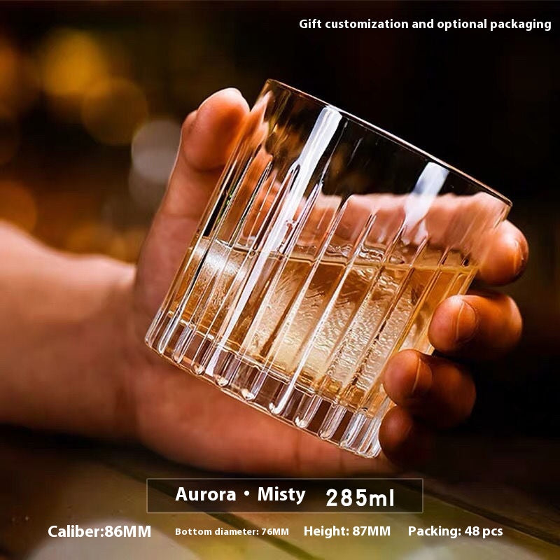 Thickened Crystal Whiskey and Beer Glass Gift Set