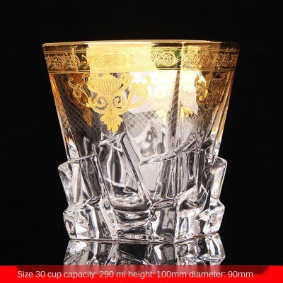 Large Crystal Whiskey and Brandy Glass for Home