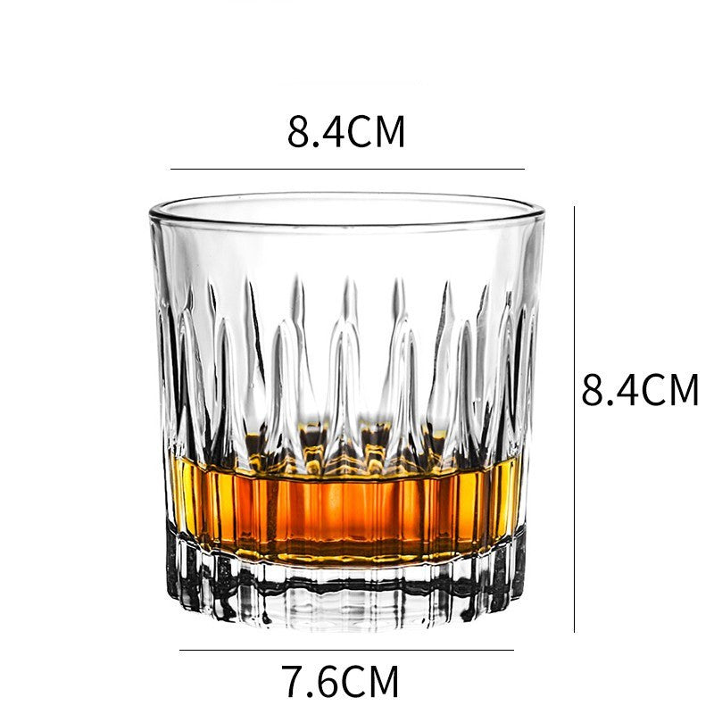Thickened Crystal Whiskey and Beer Glass Set