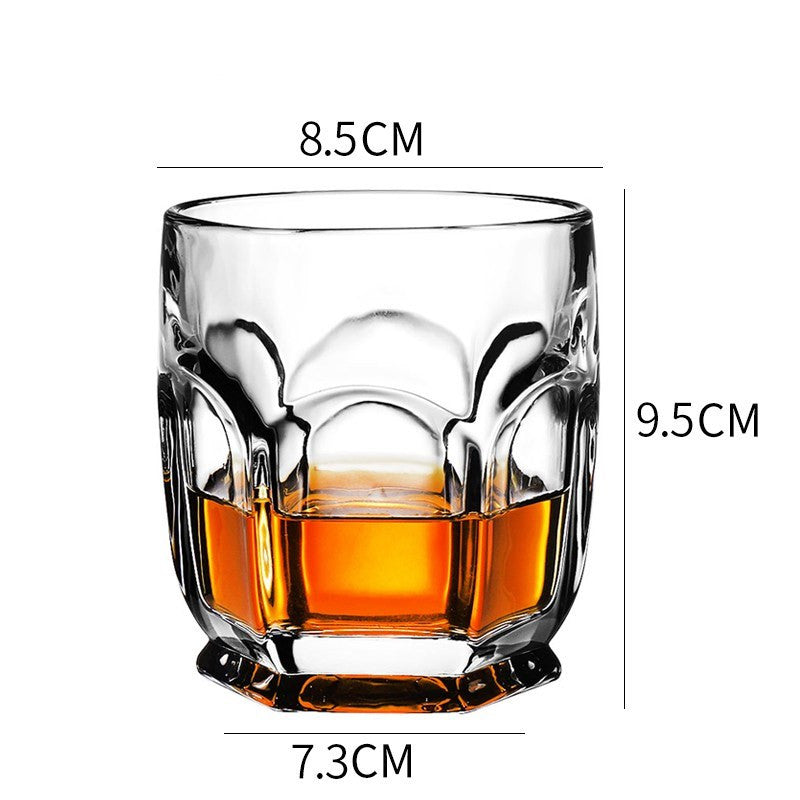 Thickened Crystal Whiskey and Beer Glass Set